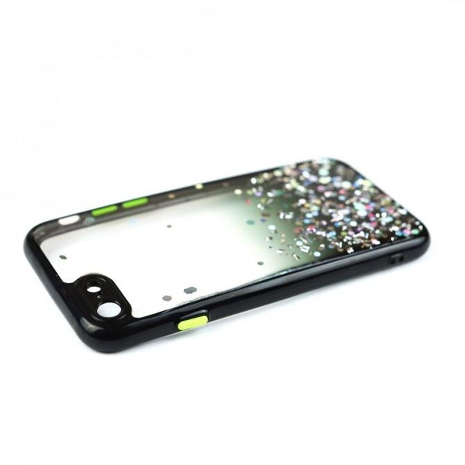 Чехол Frame&Gliter для iPhone 7/8/SE Black-3
