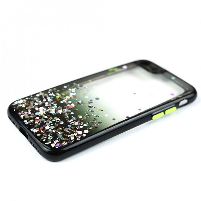 Чехол Frame&Gliter для iPhone 7/8/SE Black-4