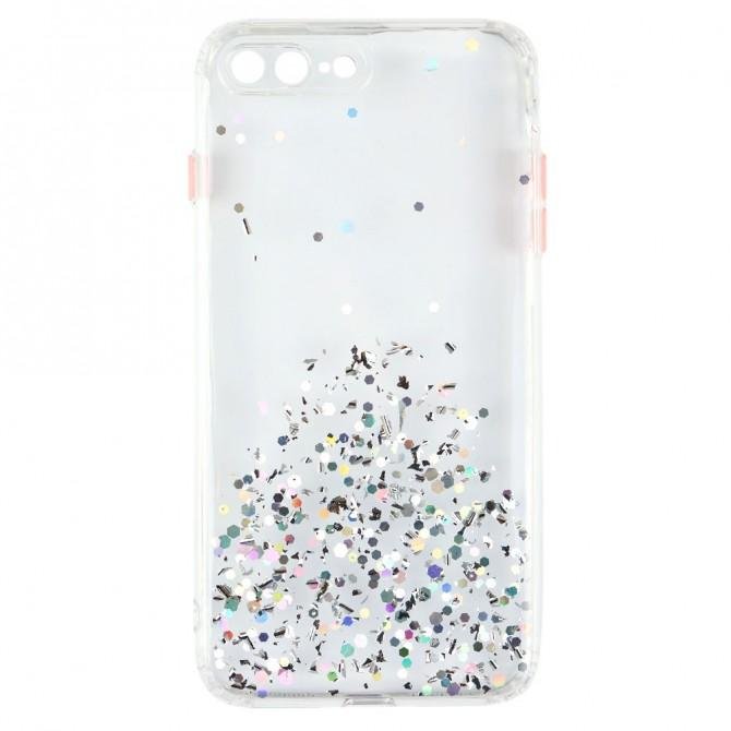 Чехол Frame&Gliter для iPhone 7 Plus/8 Plus Silver-1