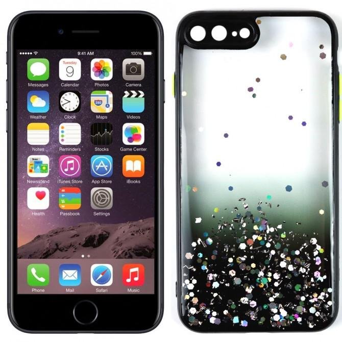 Чехол Frame&Gliter для iPhone 7 Plus/8 Plus Black