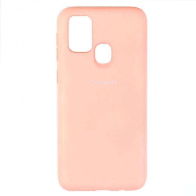 Чехол силиконовый для Samsung M315 Galaxy M31 Розовый FULL-1