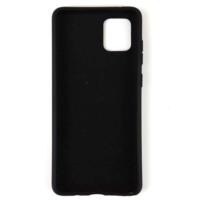 Чохол силіконовий для Samsung Note 10 Lite Чорний FULL-2