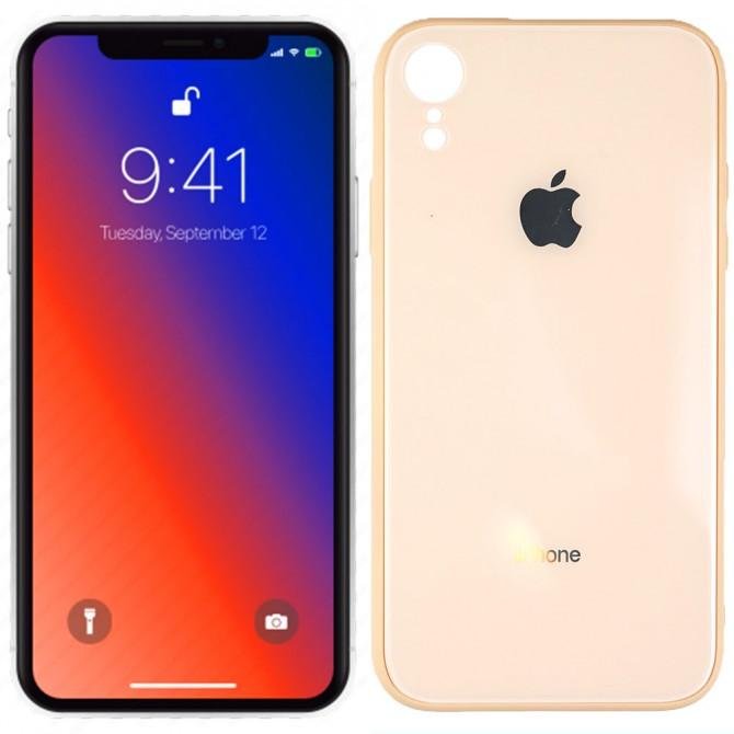 Чехол U-Like Glossy Logo series для iPhone Xr Pink