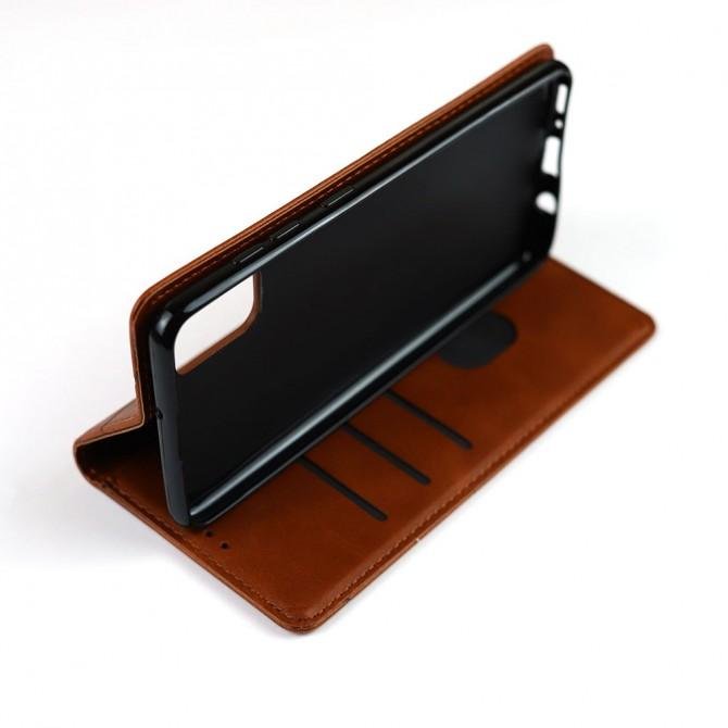 Чохол-книжка Lines Leather для Samsung A315 Galaxy A31 Brown-3
