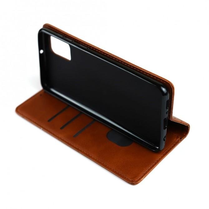 Чохол-книжка Lines Leather для Samsung A315 Galaxy A31 Brown-4