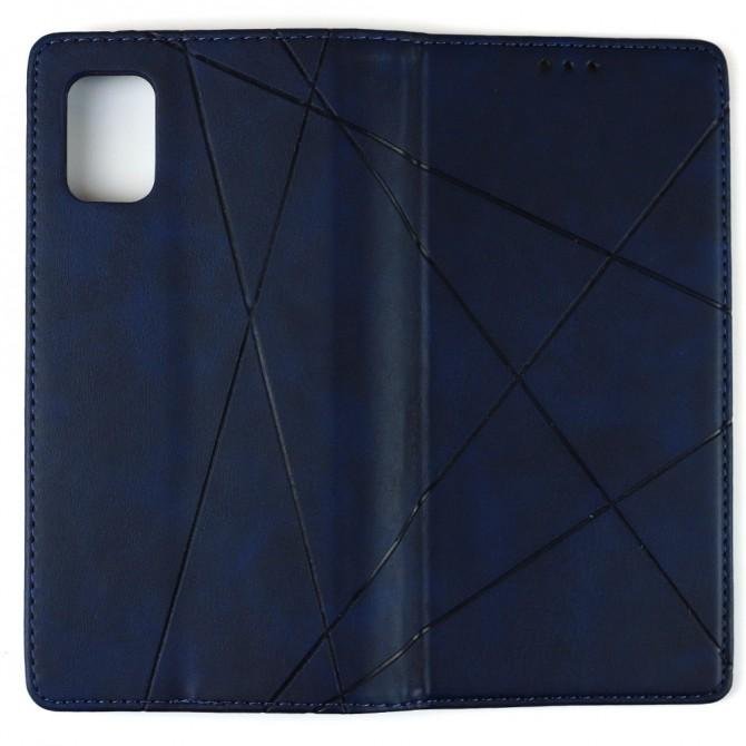 Чохол-книжка Lines Leather для Samsung A315 Galaxy A31 Blue-2