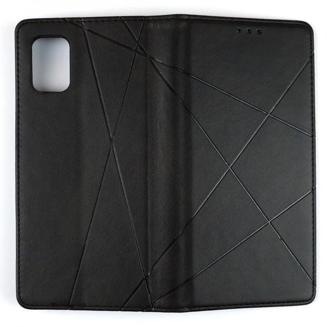 Чохол-книжка Lines Leather для Samsung A515 Galaxy A51 Black-2