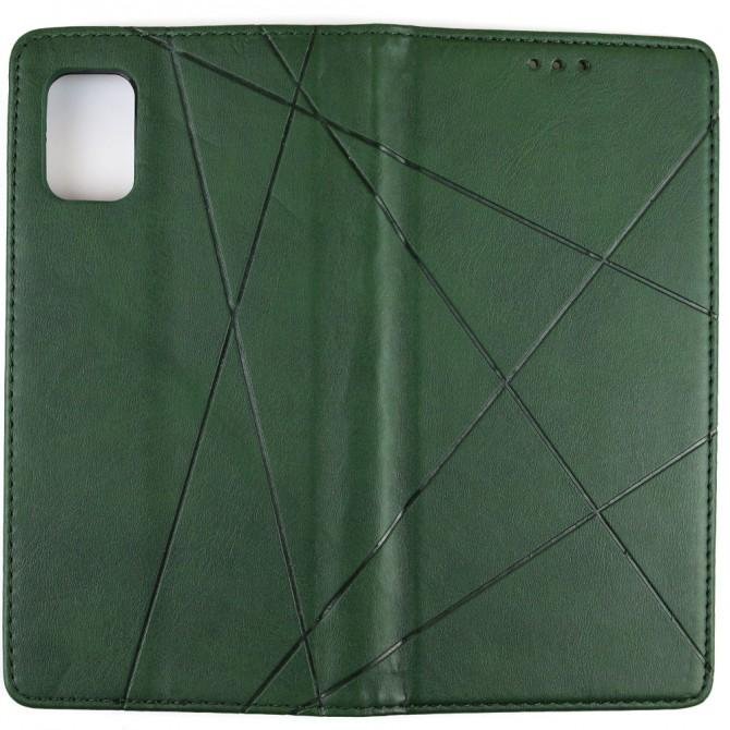 Чохол-книжка Lines Leather для Samsung A515 Galaxy A51 Green-2