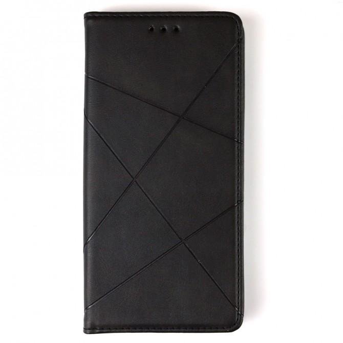 Чохол-книжка Lines Leather для Samsung G980 Galaxy S20 Black-1