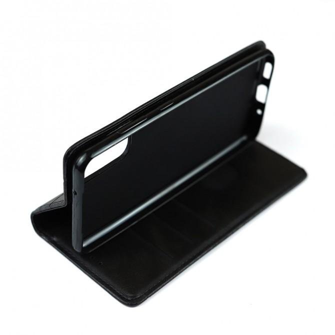 Чохол-книжка Lines Leather для Samsung G985 Galaxy S20 Plus Black-3