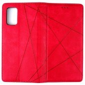 Чохол-книжка Lines Leather для Samsung G985 Galaxy S20 Plus Hot Pink Чохол-книжка Lines Leather для Samsung G985 Galaxy S20 Plus Hot Pink