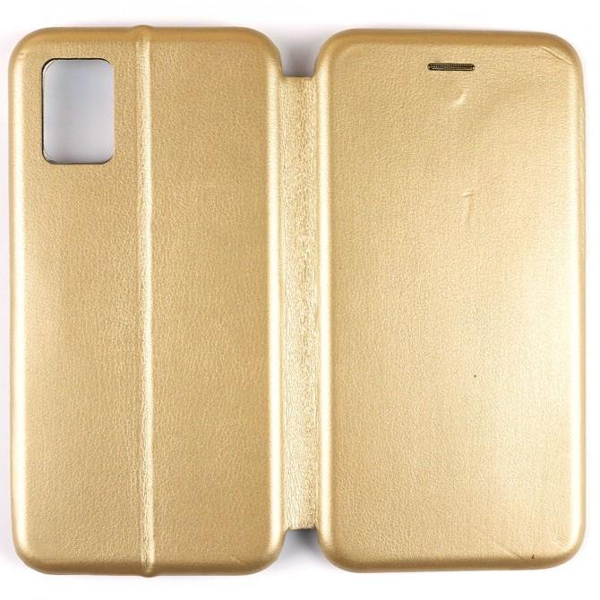 Чехол книжка U-Like Best для Samsung A315 Galaxy A31 Золотой-2