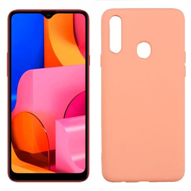 Чохол Soft Case для Samsung A207 Galaxy A20s Рожевий FULL