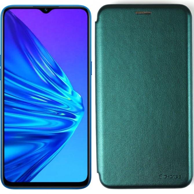 Чохол книжка U-Like Best для Realme 5 Темно зелений