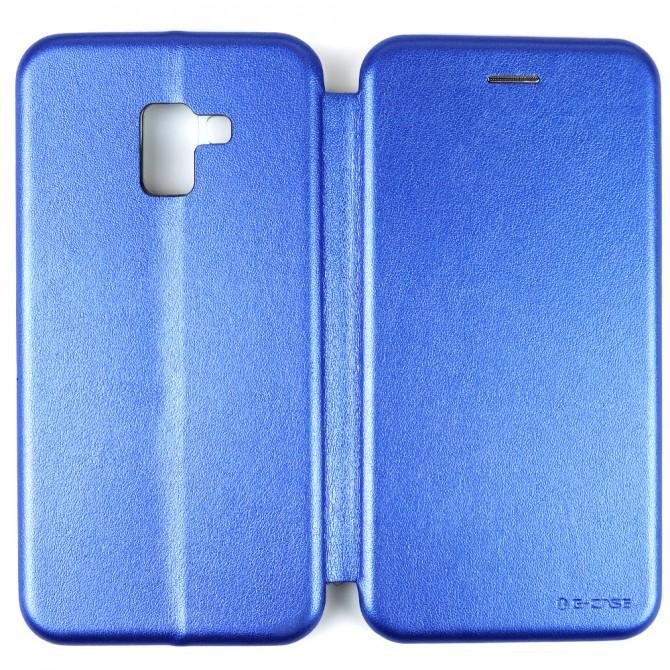 Чехол книжка U-Like Best для Samsung A730 Galaxy A8 Plus Голубой-1