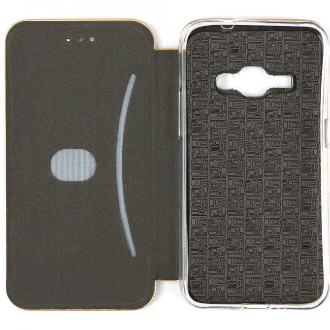 Чехол книжка U-Like Best для Samsung Galaxy J120 Золотой-2