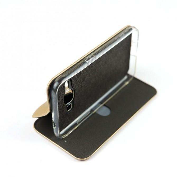 Чехол книжка U-Like Best для Samsung Galaxy J120 Золотой-3