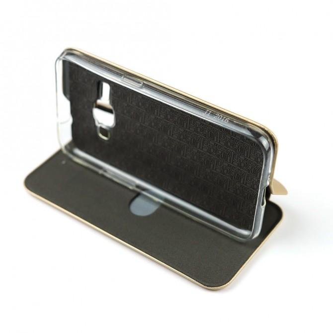 Чехол книжка U-Like Best для Samsung Galaxy J120 Золотой-4