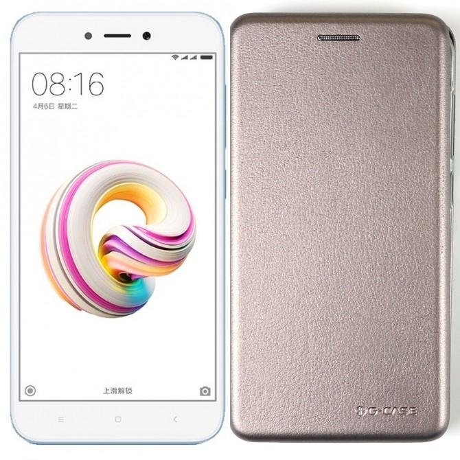 Чохол книжка U-Like Best для Xiaomi Redmi 5a/Redmi Go Сірий