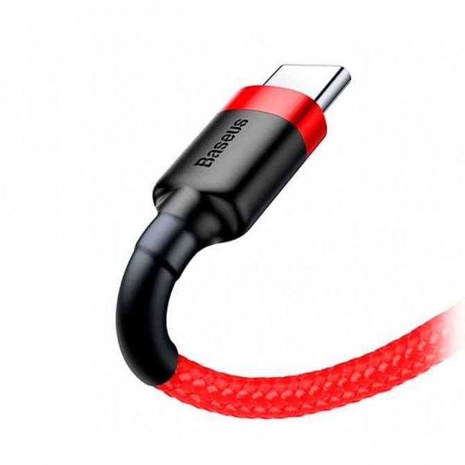 Кабель Baseus Cafule Type-C/Type-C (CATKLF-G09) червоний 1m-1