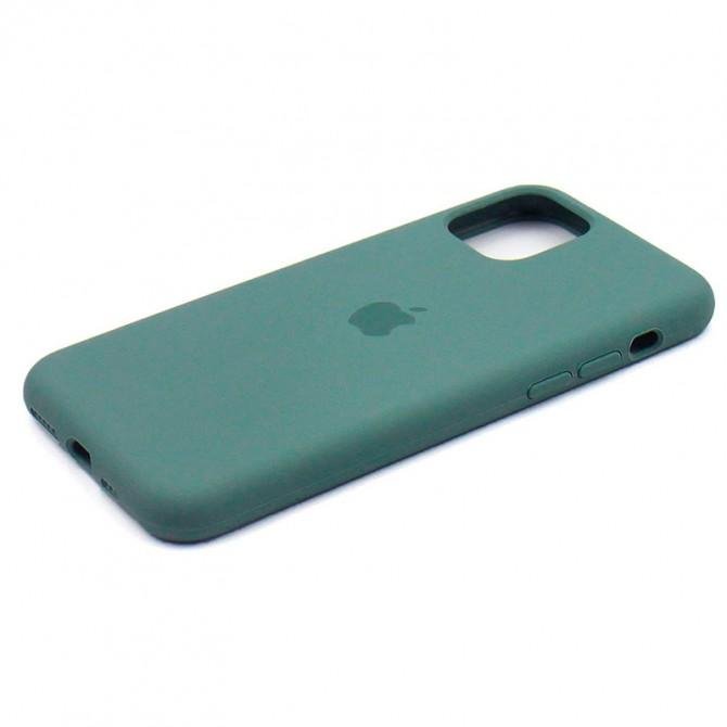 Оригінальний силіконовий чохол для iPhone 11 Хвойно Зелений FULL-2