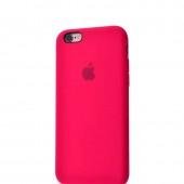 Оригинальный силиконовый чехол для iPhone 6/6s Plus Яскраво малиновый FULL