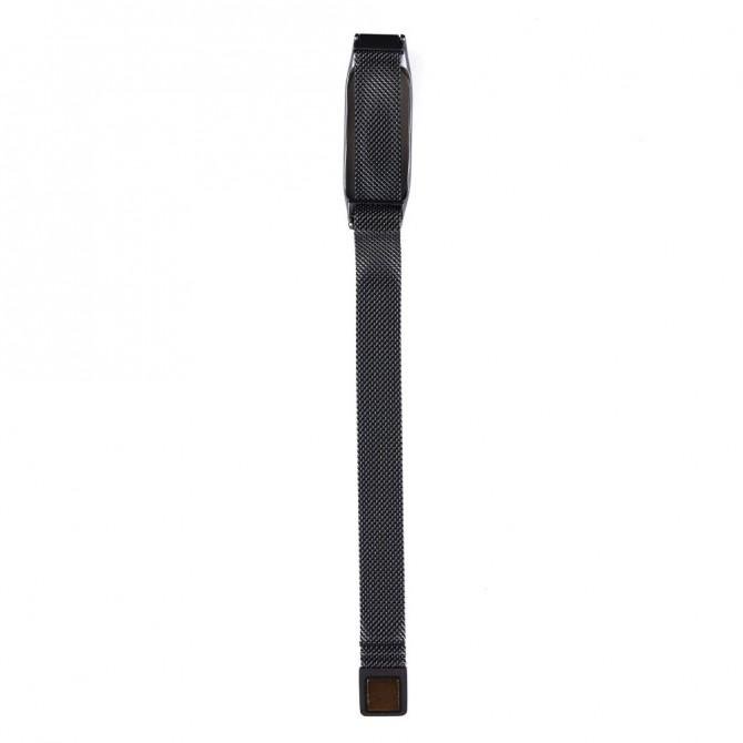 Ремешок для Xiaomi Band 3/4 milanese design Titanium Grey-1