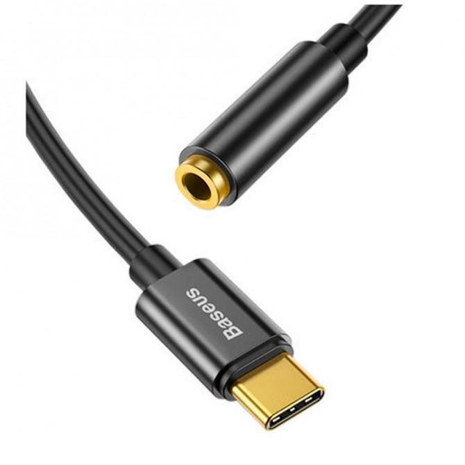 Переходник Baseus L54 Type-C Male to 3.5mm Female (CATL54-01) Чёрный-1