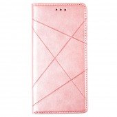 Чехол-книжка Lines Leather для Huawei P40 Pink Чехол-книжка Lines Leather для Huawei P40 Pink
