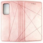 Чехол-книжка Lines Leather для Huawei P40 Pink Чехол-книжка Lines Leather для Huawei P40 Pink