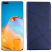 Чохол-книжка Lines Leather для Huawei P40 Blue