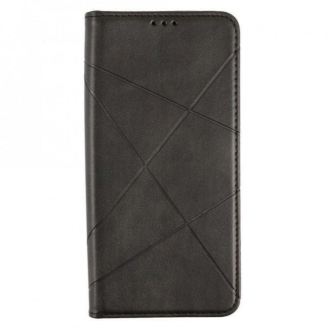 Чохол-книжка Lines Leather для Huawei Y6P Black-1