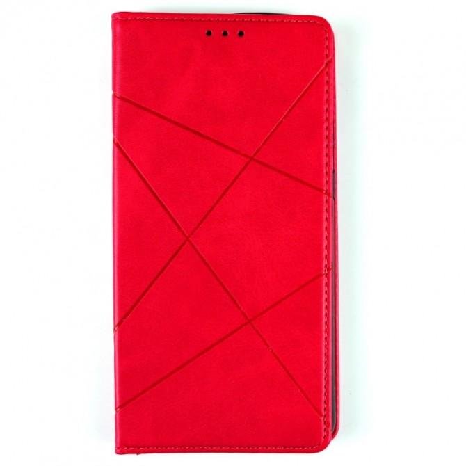 Чехол-книжка Lines Leather for Samsung A015/M015 Galaxy A01/M01 Hot Pink-1