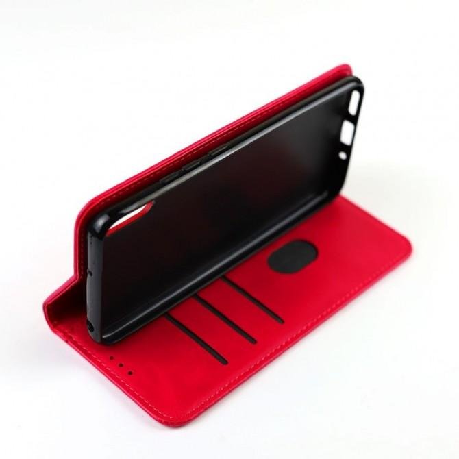 Чехол-книжка Lines Leather for Samsung A015/M015 Galaxy A01/M01 Hot Pink-3