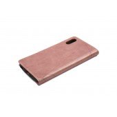 Чохол-книжка Lines Leather for Samsung A013 Galaxy A01 Core Pink