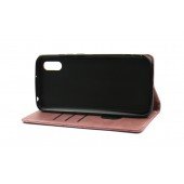 Чохол-книжка Lines Leather for Samsung A013 Galaxy A01 Core Pink