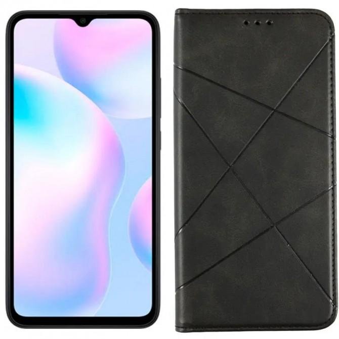 Чехол-книжка Lines Leather for Samsung A013 Galaxy A01 Core Black