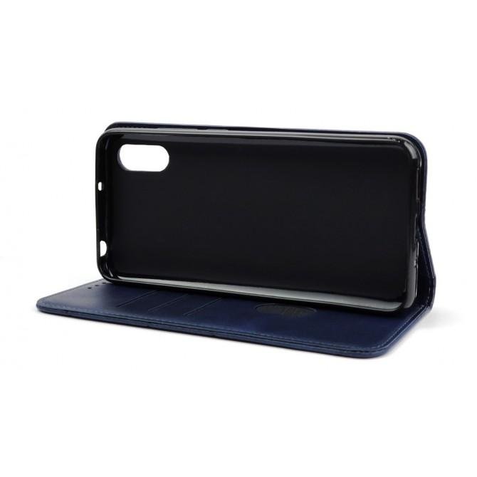 Чохол-книжка Lines Leather for Samsung A013 Galaxy A01 Core Blue-2