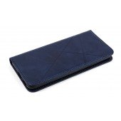 Чехол-книжка Lines Leather for Samsung A013 Galaxy A01 Core Blue Чехол-книжка Lines Leather for Samsung A013 Galaxy A01 Core Blue