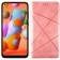 Чохол-книжка Lines Leather для Samsung A115/M115 Galaxy A11/M11 Рожевий