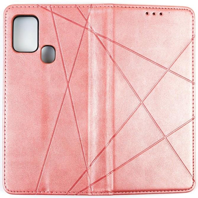 Чехол-книжка Lines Leather для Samsung A217 Galaxy A21s Pink-2