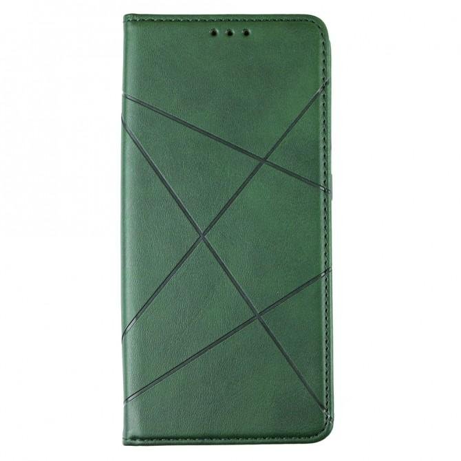 Чехол-книжка Lines Leather для Samsung A217 Galaxy A21s Green-1