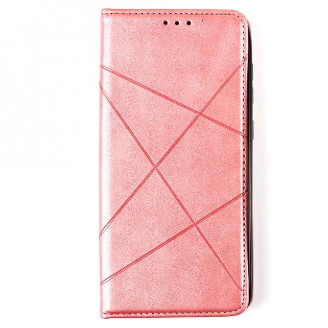 Чохол-книжка Lines Leather для Samsung M215/M307 Galaxy M21/M30s Pink-1