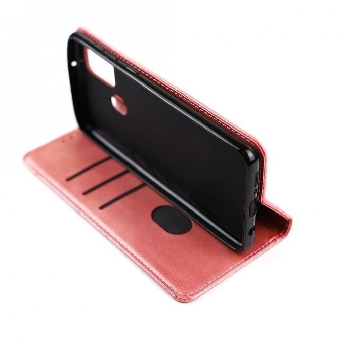 Чохол-книжка Lines Leather для Samsung M215/M307 Galaxy M21/M30s Pink-4