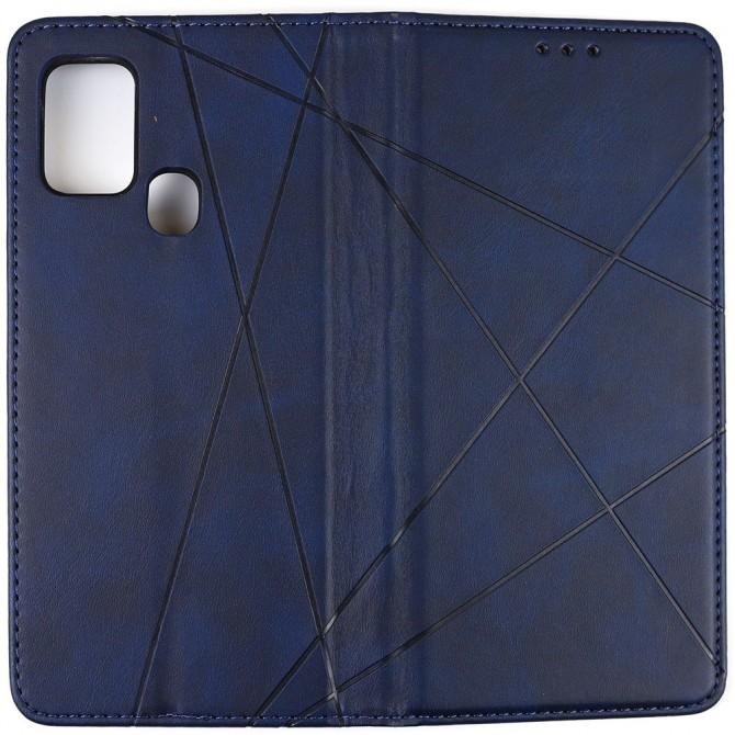 Чохол-книжка Lines Leather для Samsung M215/M307 Galaxy M21/M30s Blue-2