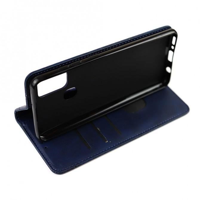 Чохол-книжка Lines Leather для Samsung M215/M307 Galaxy M21/M30s Blue-3