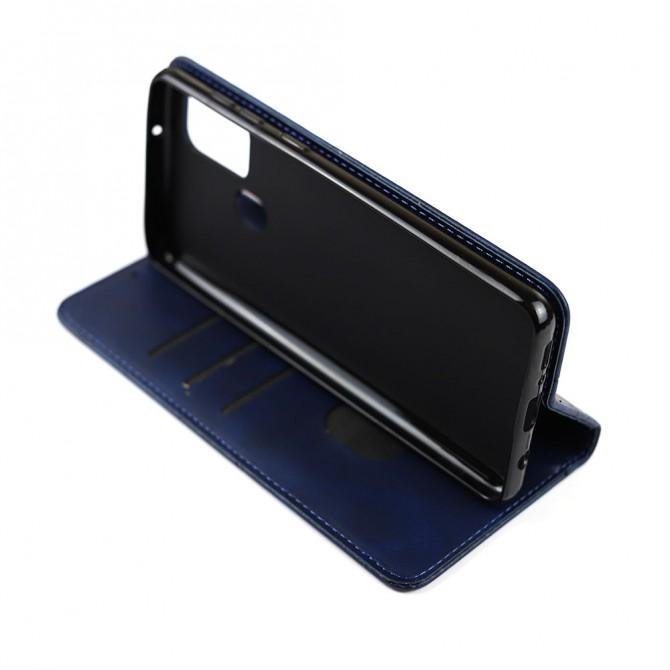 Чохол-книжка Lines Leather для Samsung M215/M307 Galaxy M21/M30s Blue-4