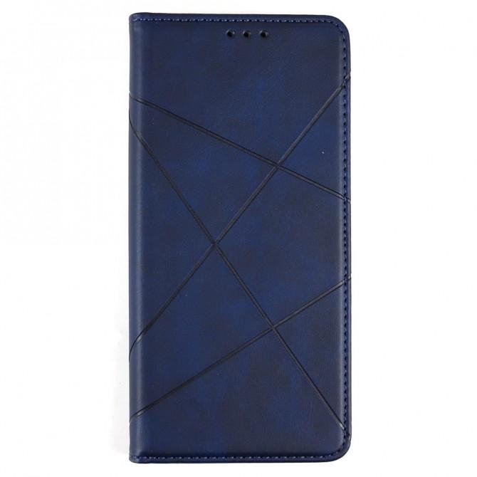 Чехол-книжка Lines Leather для Samsung M315 Galaxy M31 Blue-1