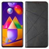 Чехол-книжка Lines Leather для Samsung M317 Galaxy M31s Black