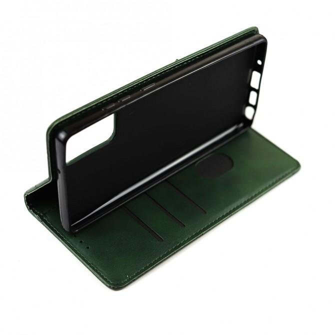 Чехол-книжка Lines Leather для Samsung N980 Galaxy Note 20 Green-3